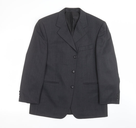 Burton Mens Grey   Jacket Suit Jacket Size 40
