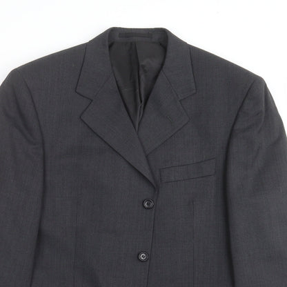 Burton Mens Grey   Jacket Suit Jacket Size 40