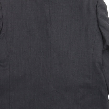 Burton Mens Grey   Jacket Suit Jacket Size 40