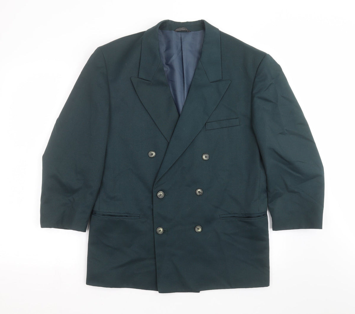 Front view of Browns men’s green jacket suit jacket, size 38