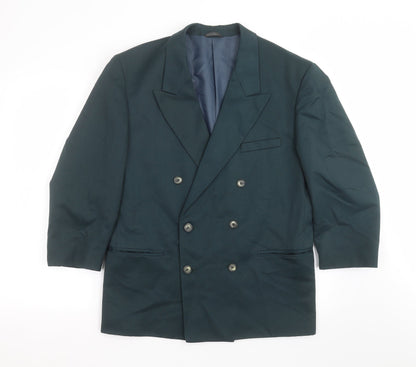 Front view of Browns men’s green jacket suit jacket, size 38
