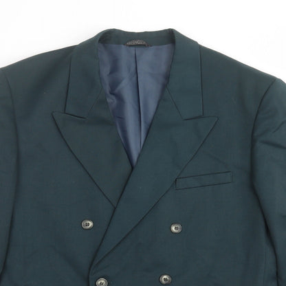 Close-up detail of Browns men’s green jacket suit jacket, size 38