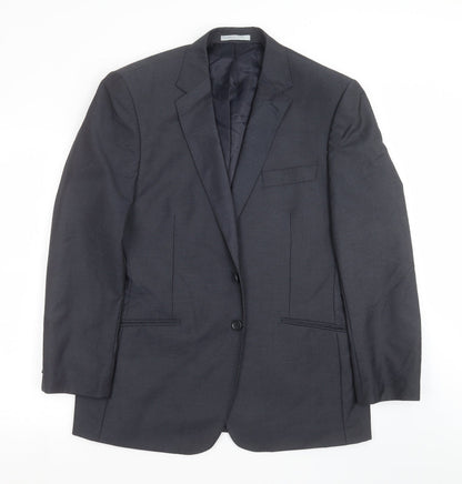 Mens UK Size 42 JACK REID Regular Grey Suit Jacket