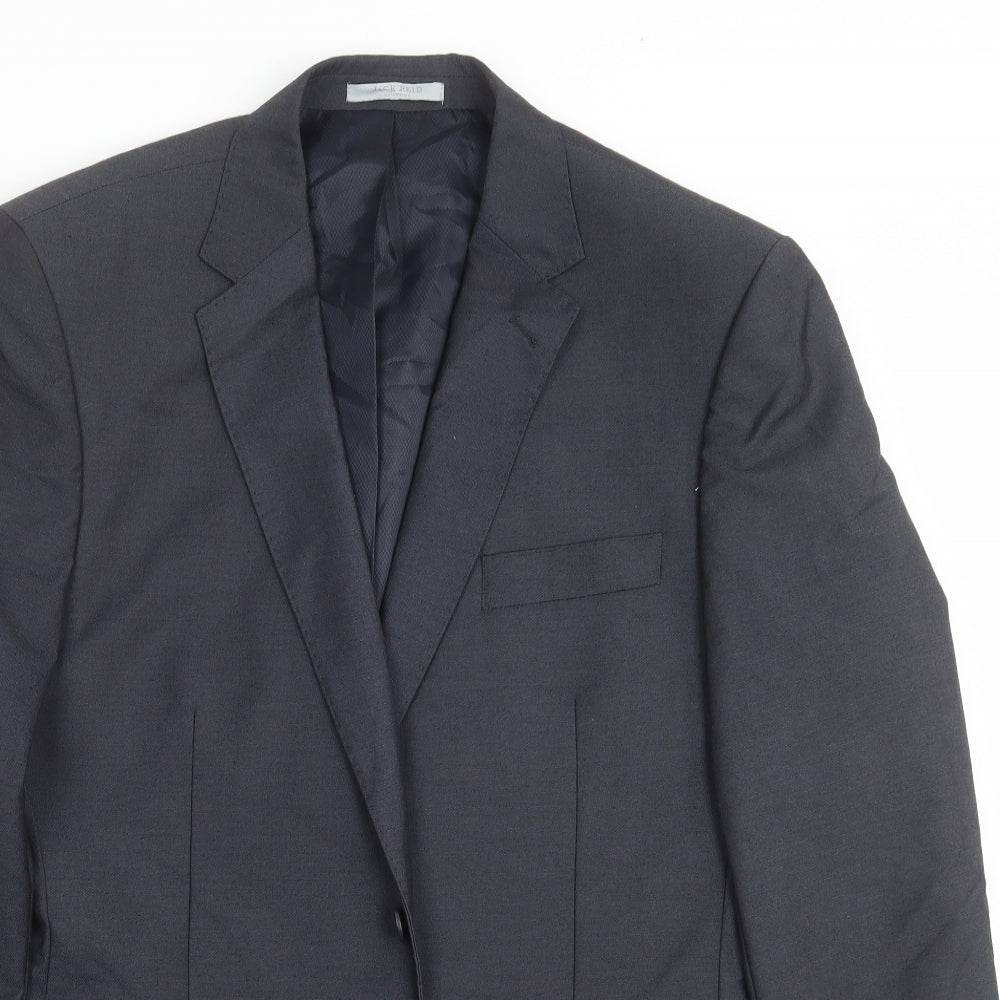 Mens UK Size 42 JACK REID Regular Grey Suit Jacket
