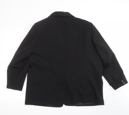 Classics Womens Black   Jacket Suit Jacket Size 20