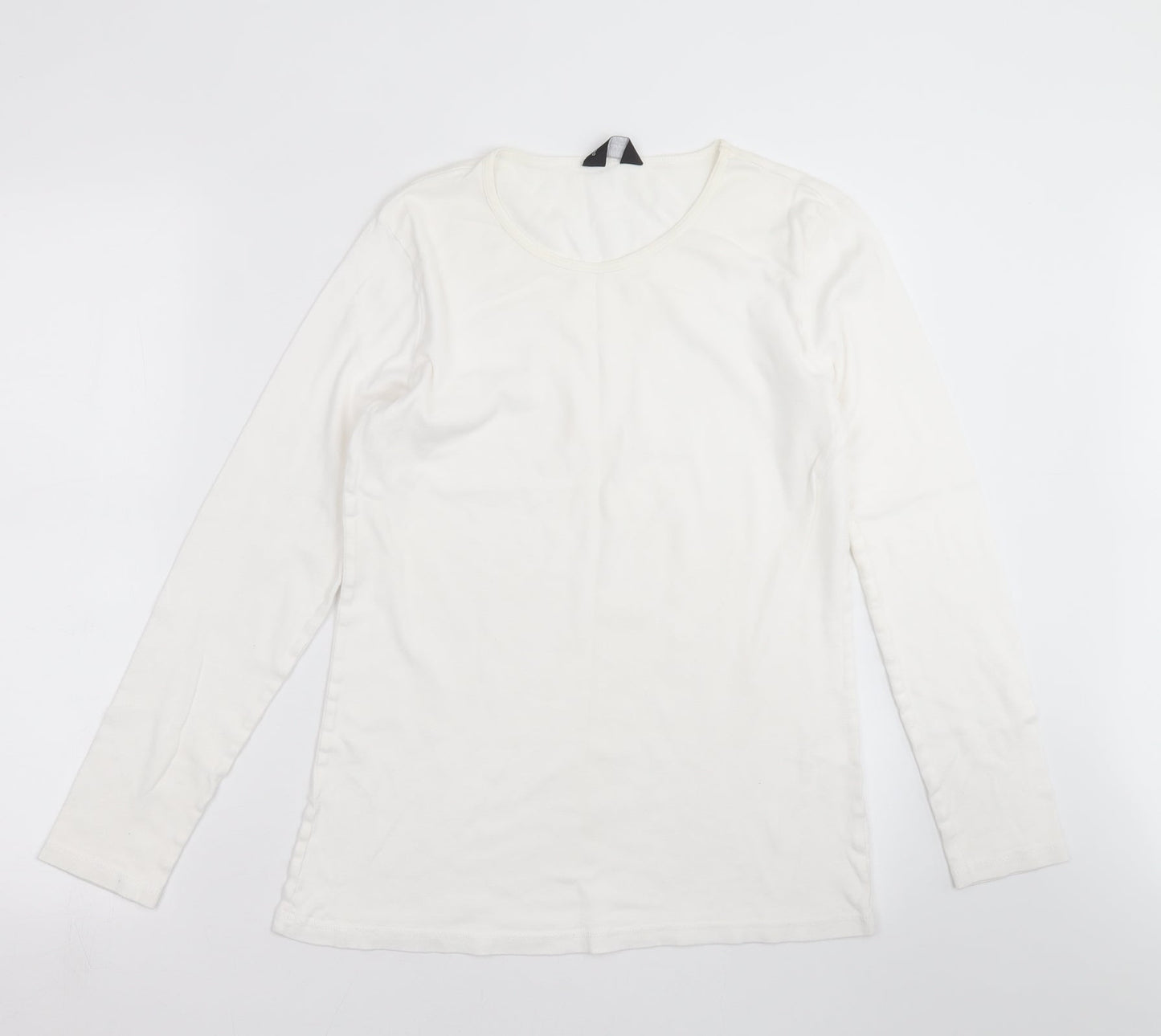 Womens UK Size 16 Dorothy Perkins Ivory Basic T-Shirt