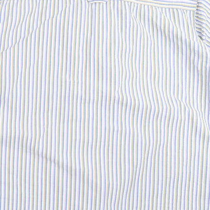 Mens UK Size XL Cotton Traders Blue  Button-Up Short Sleeve Casual Shirt