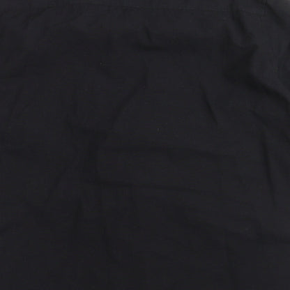 Mens UK Size XL CAPSULE Black  Button-Up Short Sleeve Casual Shirt