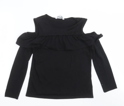Womens UK Size 10 Peacocks Black Pullover Jumper