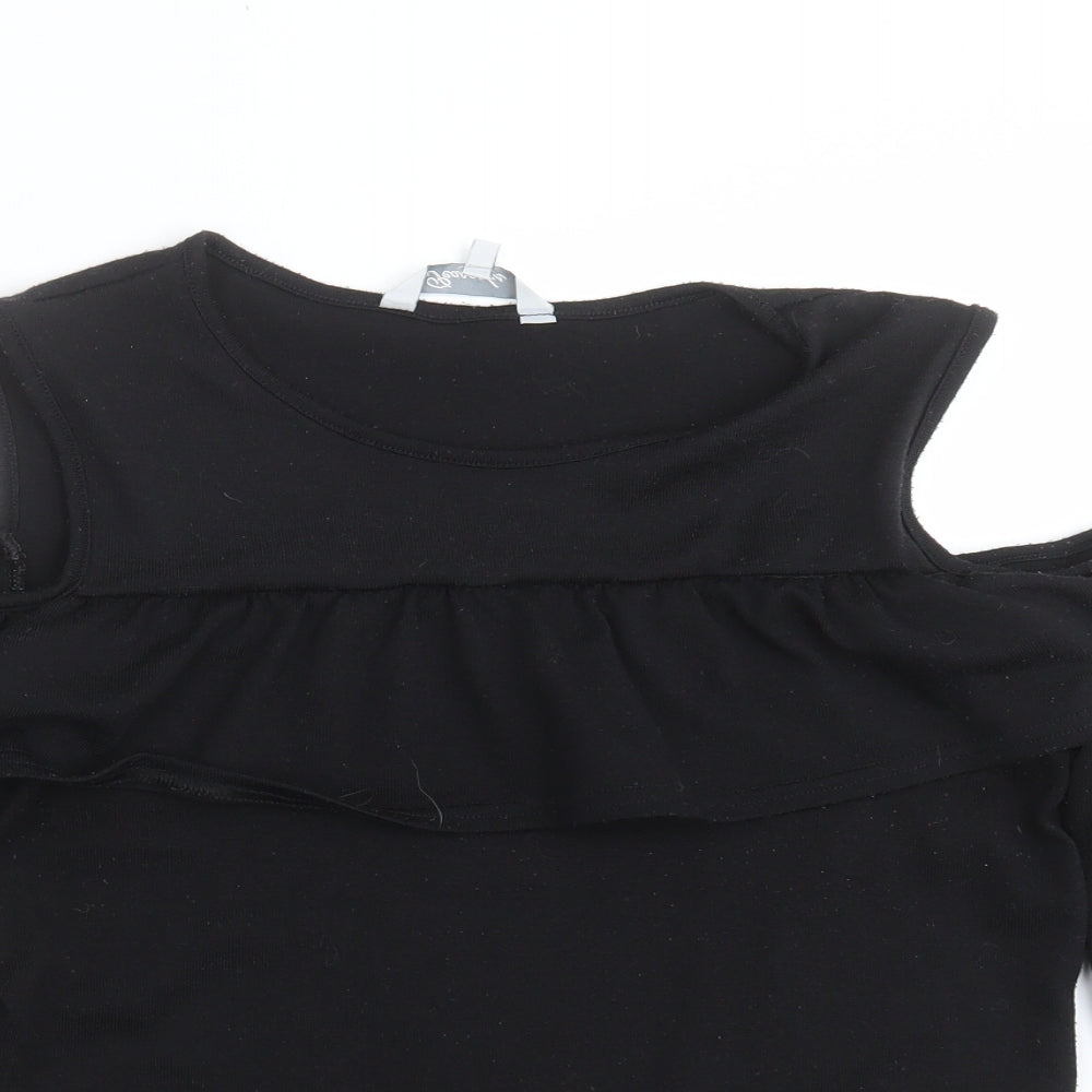 Womens UK Size 10 Peacocks Black Pullover Jumper