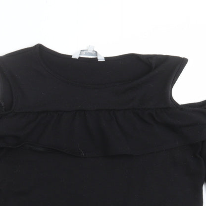 Womens UK Size 10 Peacocks Black Pullover Jumper