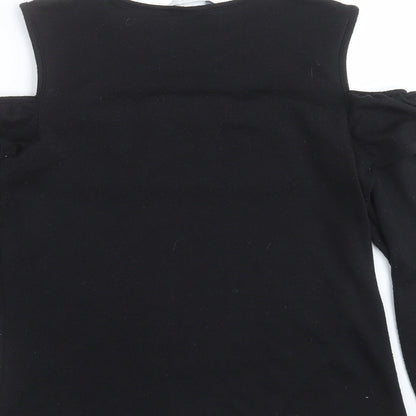 Womens UK Size 10 Peacocks Black Pullover Jumper