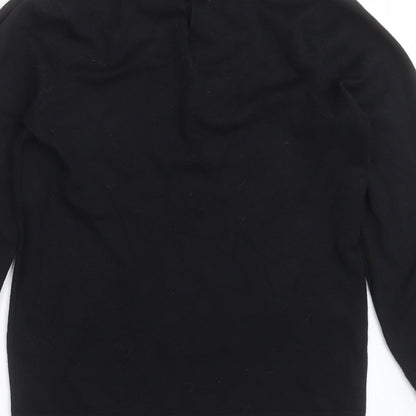 Womens UK Size 8 Papaya Black Pullover Jumper