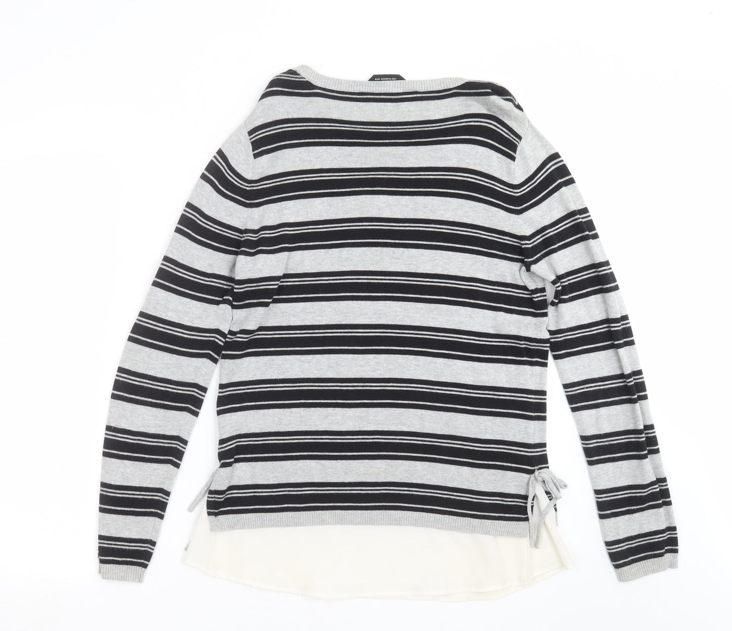 Womens UK Size 10 Dorothy Perkins Grey Pullover Jumper