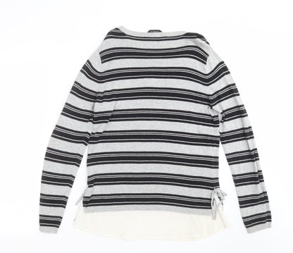 Womens UK Size 10 Dorothy Perkins Grey Pullover Jumper