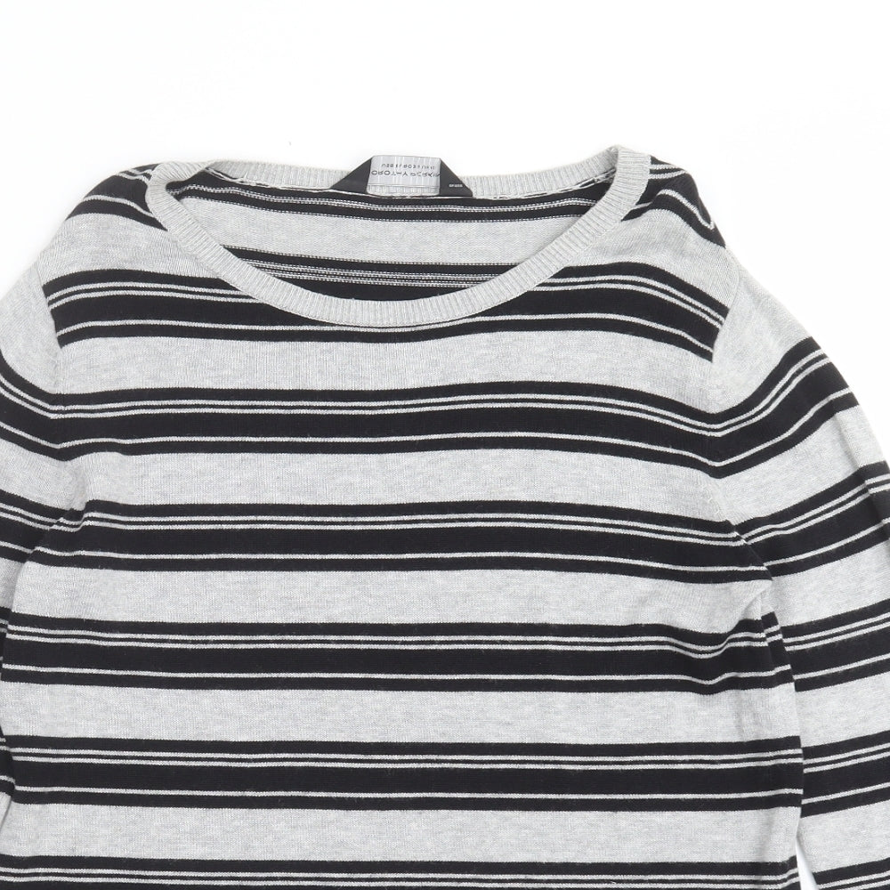 Womens UK Size 10 Dorothy Perkins Grey Pullover Jumper