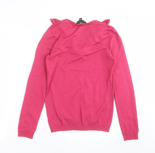 Womens UK Size 10 Dorothy Perkins Pink Pullover Jumper