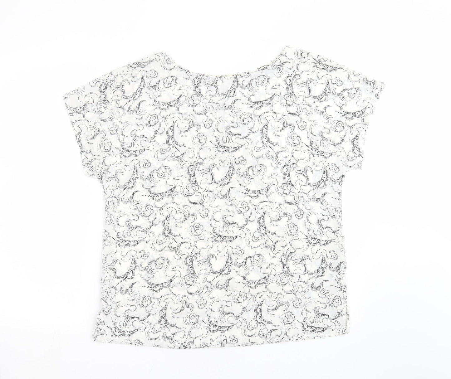 Womens UK Size 12 Marks and Spencer White Basic Blouse