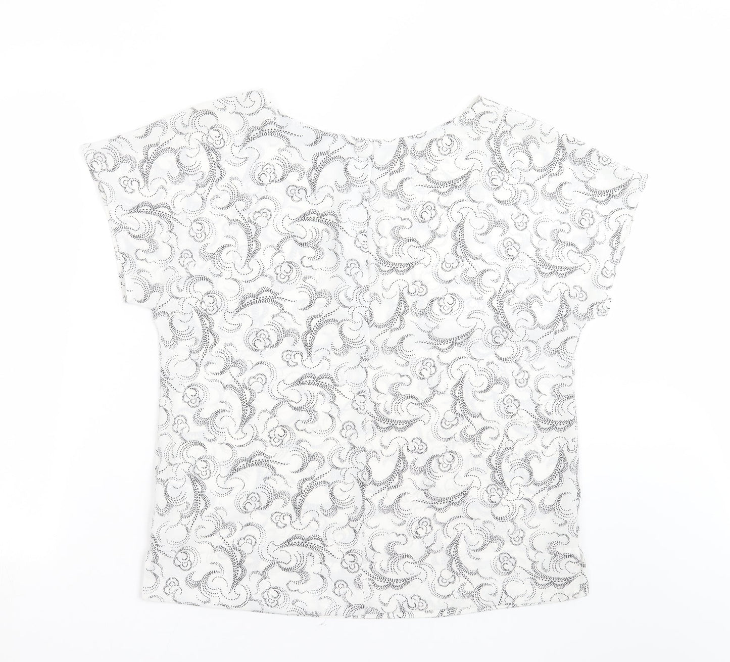 Womens UK Size 12 Marks and Spencer White Basic Blouse