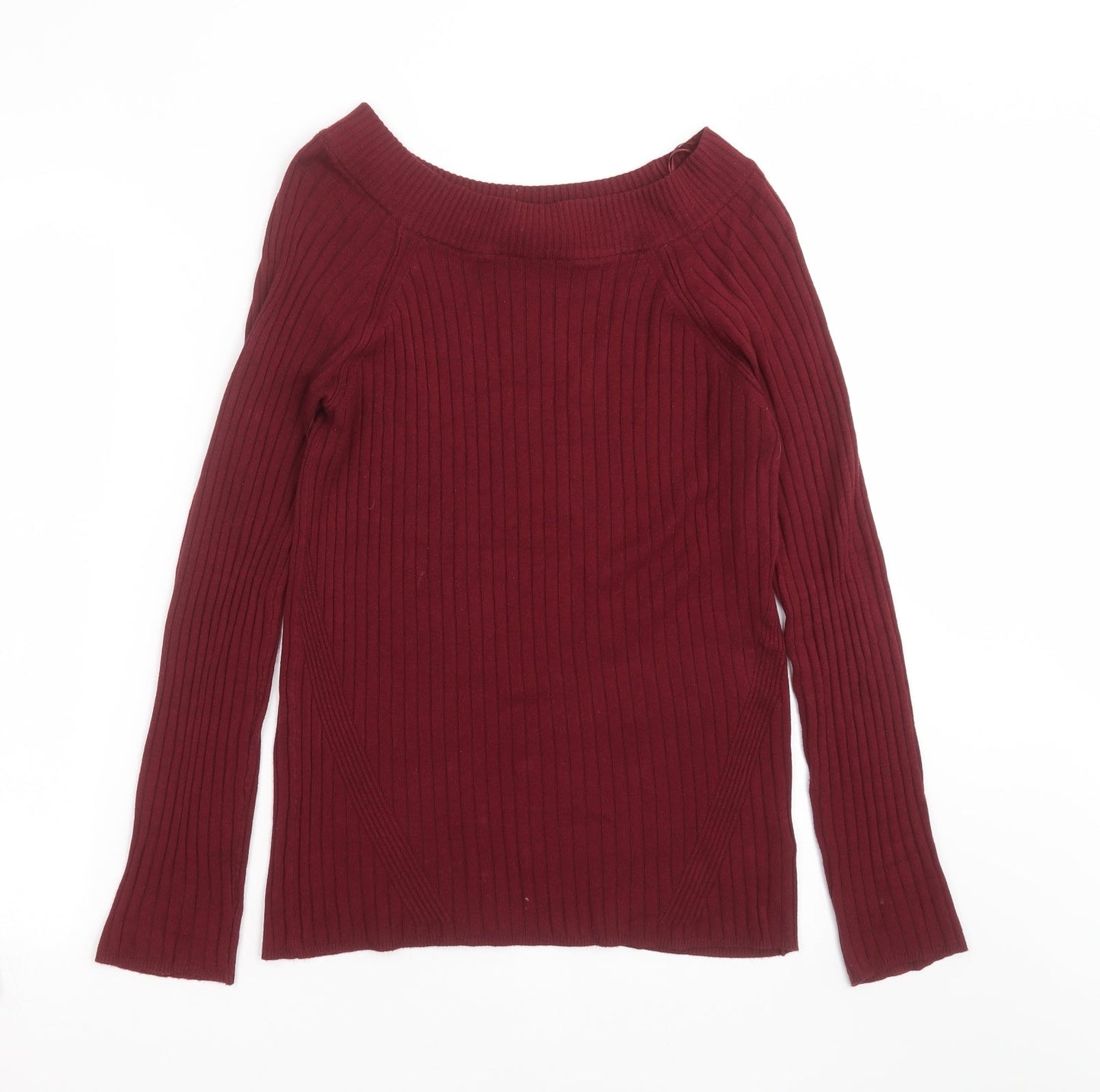 Womens UK Size 12 Marks and Spencer Red Pullover Jumper