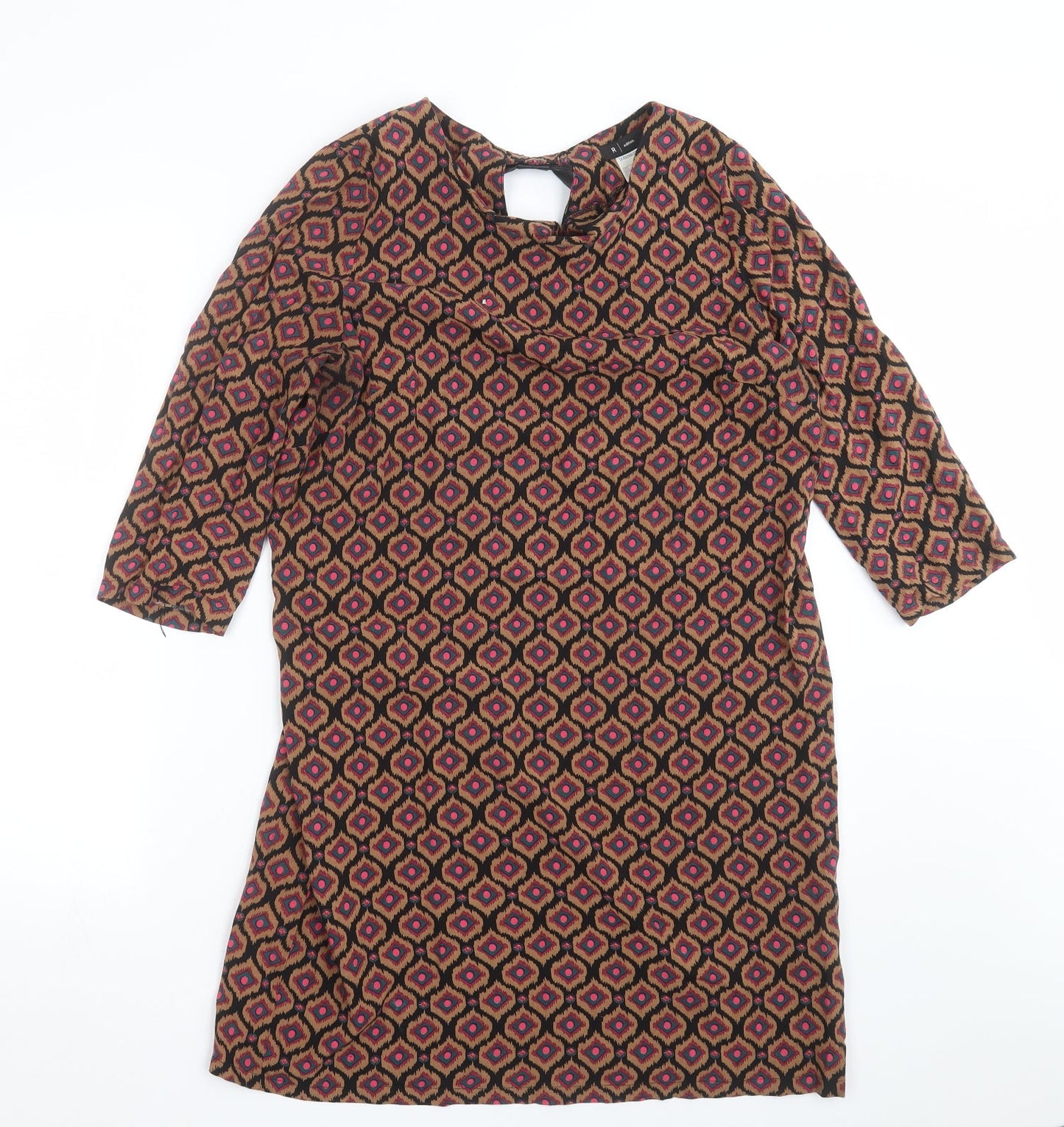 La Redoute Womens Black Geometric  Shift  Size 12