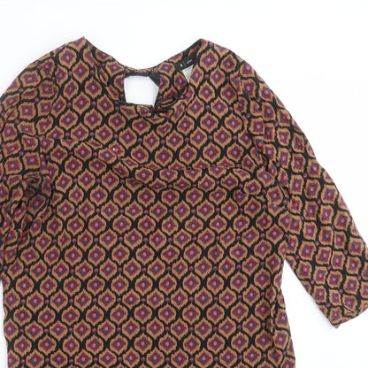 La Redoute Womens Black Geometric  Shift  Size 12