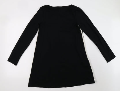 Additional front view of Tezenis women’s black a-line, size M
