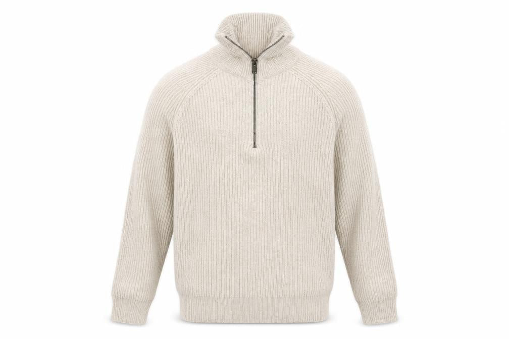 Mens UK Size M George Beige Pullover Sweatshirt