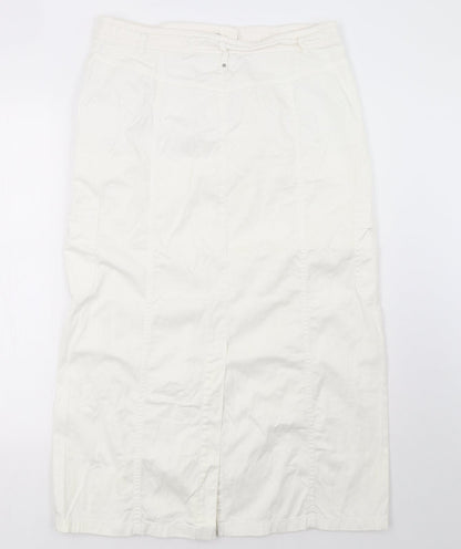 Gerry Weber Womens White   A-Line Skirt Size 14