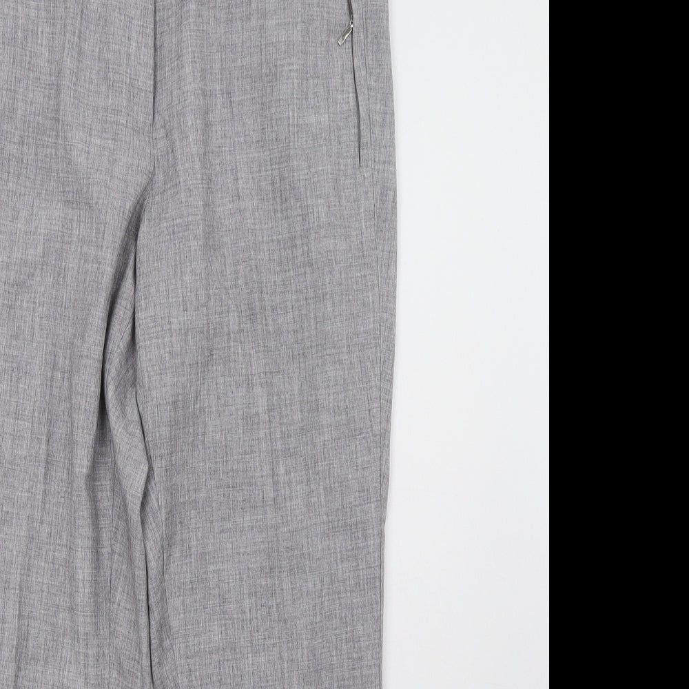 Womens UK Size 14 Marks and Spencer Regular Fit  Grey Trousers