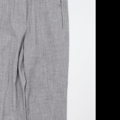 Womens UK Size 14 Marks and Spencer Regular Fit  Grey Trousers