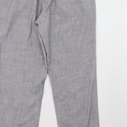 Womens UK Size 14 Marks and Spencer Regular Fit  Grey Trousers