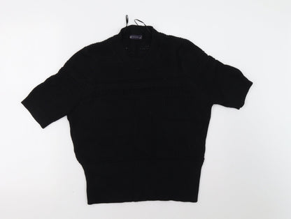 Womens UK Size 20 Marks and Spencer Black Pullover Sweatshirt
