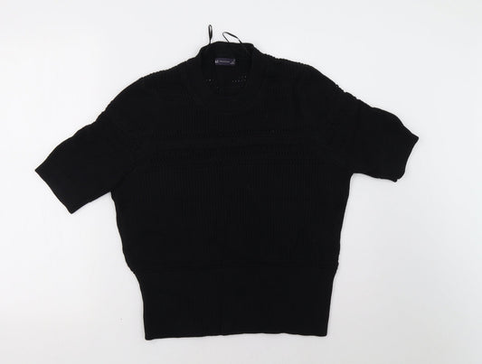 Womens UK Size 20 Marks and Spencer Black Pullover Sweatshirt