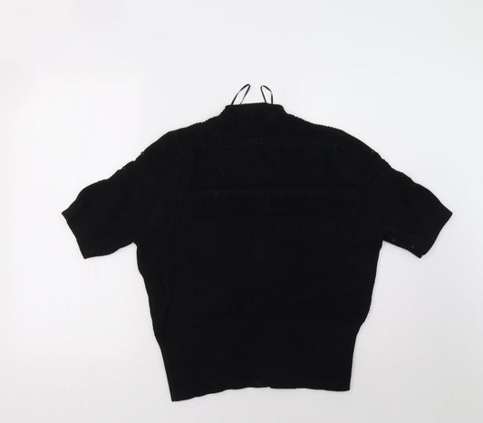 Womens UK Size 20 Marks and Spencer Black Pullover Sweatshirt