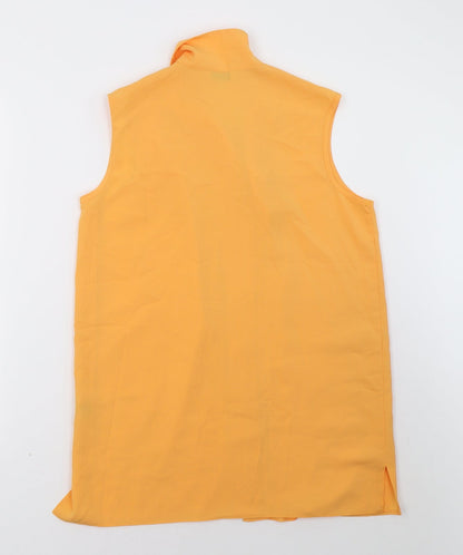 design essentials Womens Orange   Basic Button-Up Size 14