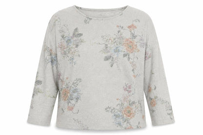Front view of TU women’s beige pullover sweatshirt, size UK 16