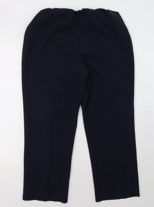 BM Collection Womens Blue   Trousers  Size 16 L30 in