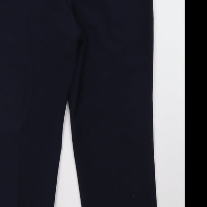 Womens UK Size 16 BM Collection Regular Fit  Blue Trousers
