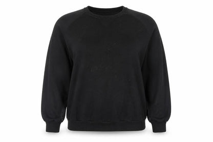 Anothology Womens Black   Pullover Sweatshirt Size 18