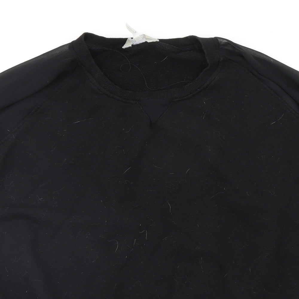 Anothology Womens Black   Pullover Sweatshirt Size 18