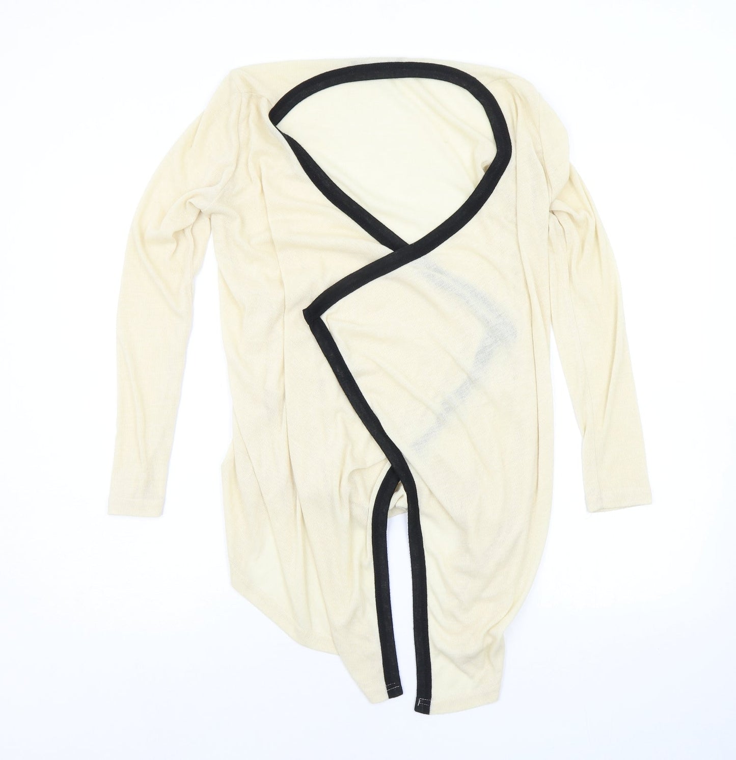 Womens UK Size S Zanzea Beige Cardigan Jumper