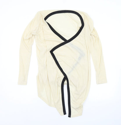 Womens UK Size S Zanzea Beige Cardigan Jumper