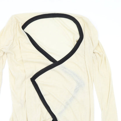 Womens UK Size S Zanzea Beige Cardigan Jumper