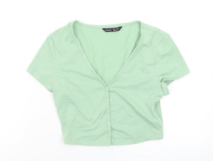 SheIn Womens Green   Basic T-Shirt Size XS