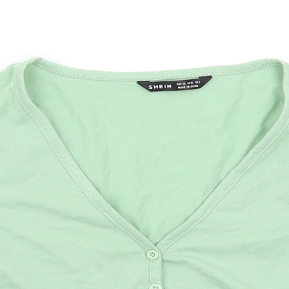 SheIn Womens Green   Basic T-Shirt Size XS