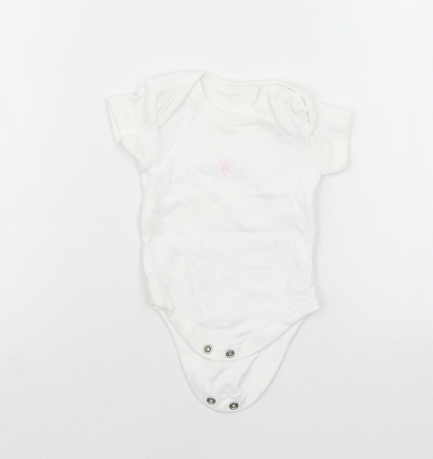 Matalan Baby White   Babygrow One-Piece Size Newborn
