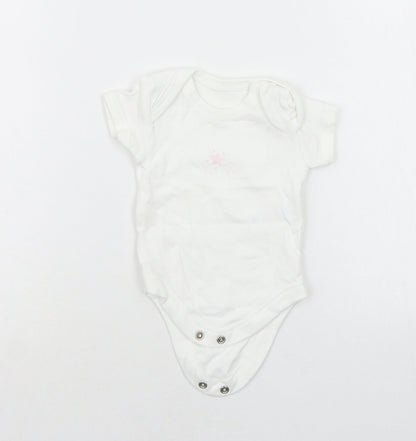 Matalan Baby White   Babygrow One-Piece Size Newborn