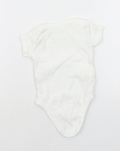Matalan Baby White   Babygrow One-Piece Size Newborn