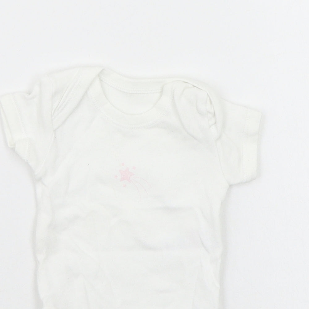 Matalan Baby White   Babygrow One-Piece Size Newborn